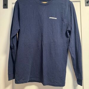Patagonia Men's Deep Blue Long Sleeve Tee